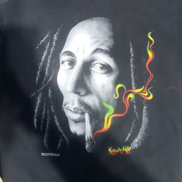 COPY - Vintage Bob Marley Zion Tee. XL Black 2007 Made in Mexico 🇲🇽 - Picture 2 of 4